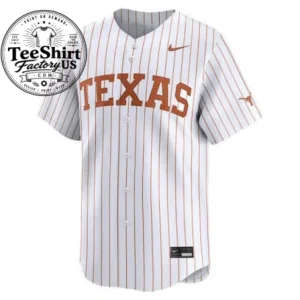 Texas Longhorns Baseball Jersey, Classic Texas Baseball Shirt 1 Thiet ke chua co ten 20