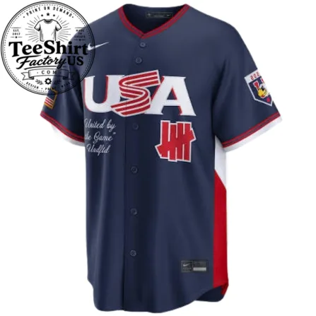 USA Baseball Jersey, Classic American Baseball Shirt