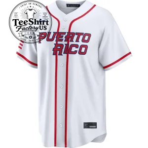 Puerto Rico Baseball Jersey – Classic Home Edition 1 Thiet ke chua co ten 26