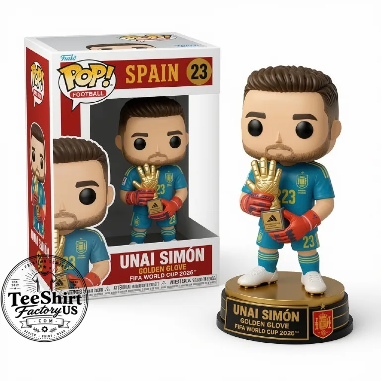 Unai Simón Spain #23 Golden Glove Winner Figure