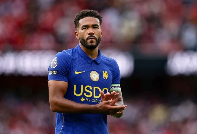magic_edit#TUFIWUwzaFk1WmcjMSMzMmRkYWQ0MDY5NzU0Yjk5MjI0OWE2NzZkYmI2MzNhZSM2ODAjI1RSQU5TRk9STUFUSU9OX1JFUVVFU1Q Reece James Football Jersey, Chelsea FC Blue Soccer Shirt, Reece James Player Edition Sportswear, Football Fan Gift — image 2