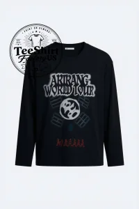 RM BTS ARIRANG World Tour Shirt, Black Long Sleeve Graphic Tee, Korean Music Fan T-Shirt 2 Thiet ke chua co ten 8 1